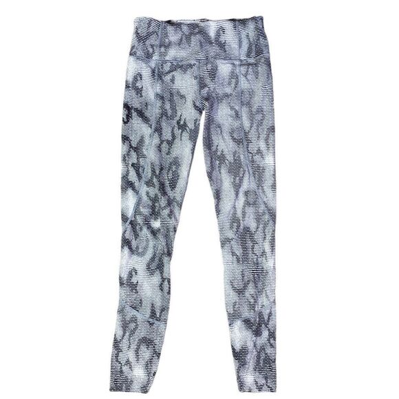 Varley patterned black/gray/white high waist soft lightweight leggings small - Picture 1 of 4